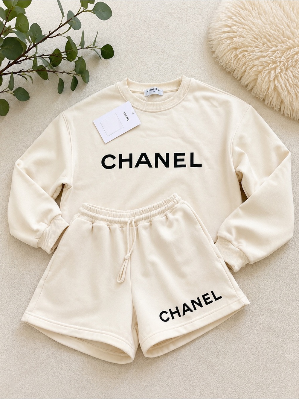 Cream Two-Piece Set